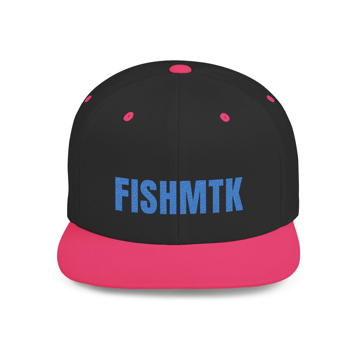 Flat Bill Snapback — White/Green