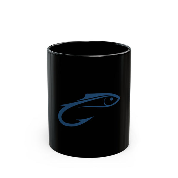 Fish Lure Mug — Glossy Black
